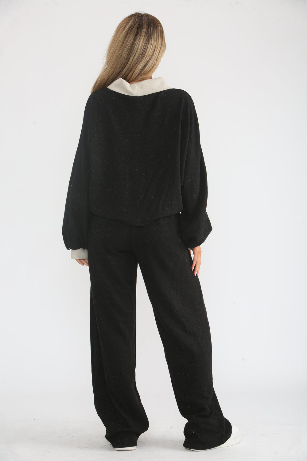 GLITTER 2TONE  BUTTON CO-ORD SET