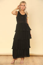 RIBVEST RUFFLE DRESS (15160035082624)