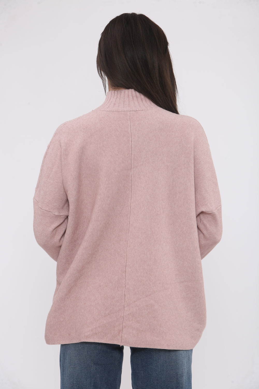 PATTERN HIGH NECK JUMPER