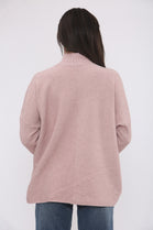 PATTERN HIGH NECK JUMPER