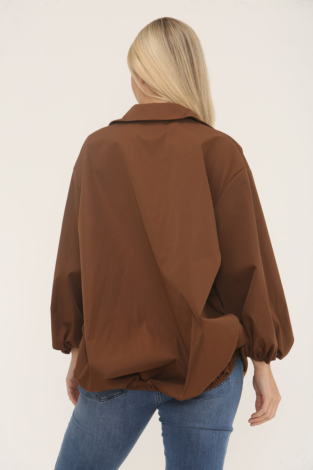 Zip detail jacket (15266218279296)