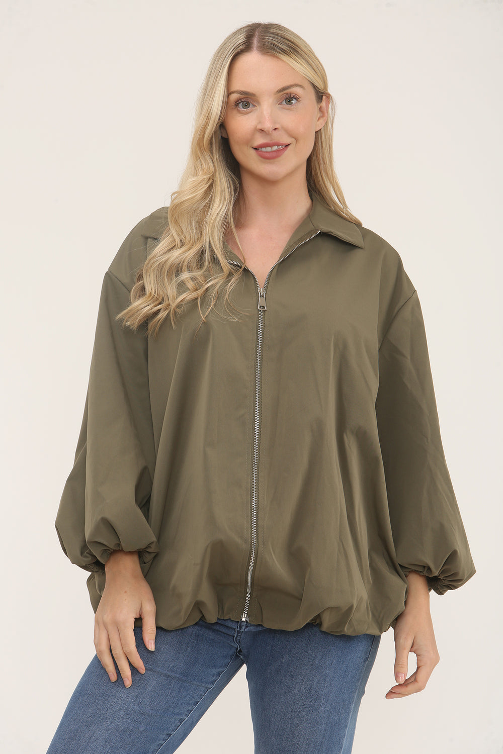 Zip detail jacket (15266227192192) (15340412436864)