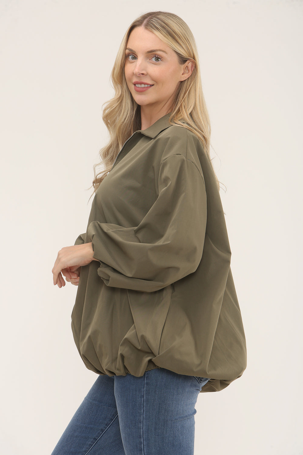 Zip detail jacket (15266227192192) (15340412436864)