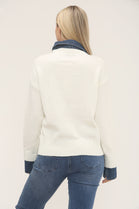 Denim Collar Jumper (15266257043840) (15295748178304)