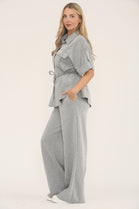 Tie up button Loungewear (15266355544448)