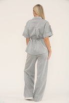 Tie up button Loungewear (15266355544448)