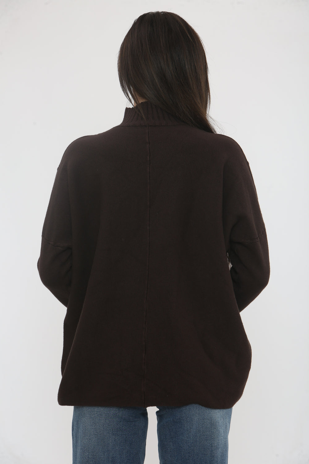 PATTERN HIGH NECK JUMPER