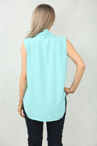 BOW SLEEVELESS TOP (15095603298688)