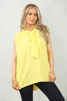BOW SLEEVELESS TOP (15095612309888) (15110458737024)
