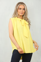 BOW SLEEVELESS TOP (15095612309888) (15110458737024)