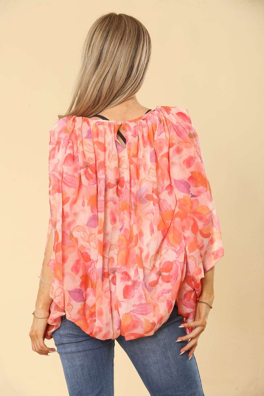 FLORAL PRINTED  BLOUSE (15160044224896)