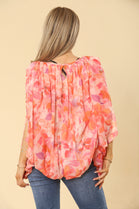 FLORAL PRINTED  BLOUSE (15160044224896)