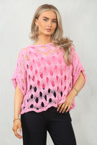 CAP SLEEVE PATTERN CROCHET TOP (15095691739520)