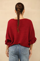 FRILL SLEEVE JUMPER (8788854276344) (15263740461440) (15316934230400)