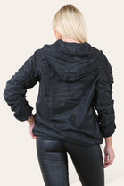 RUCHED SLEEVE RAIN COAT (8673459896568)
