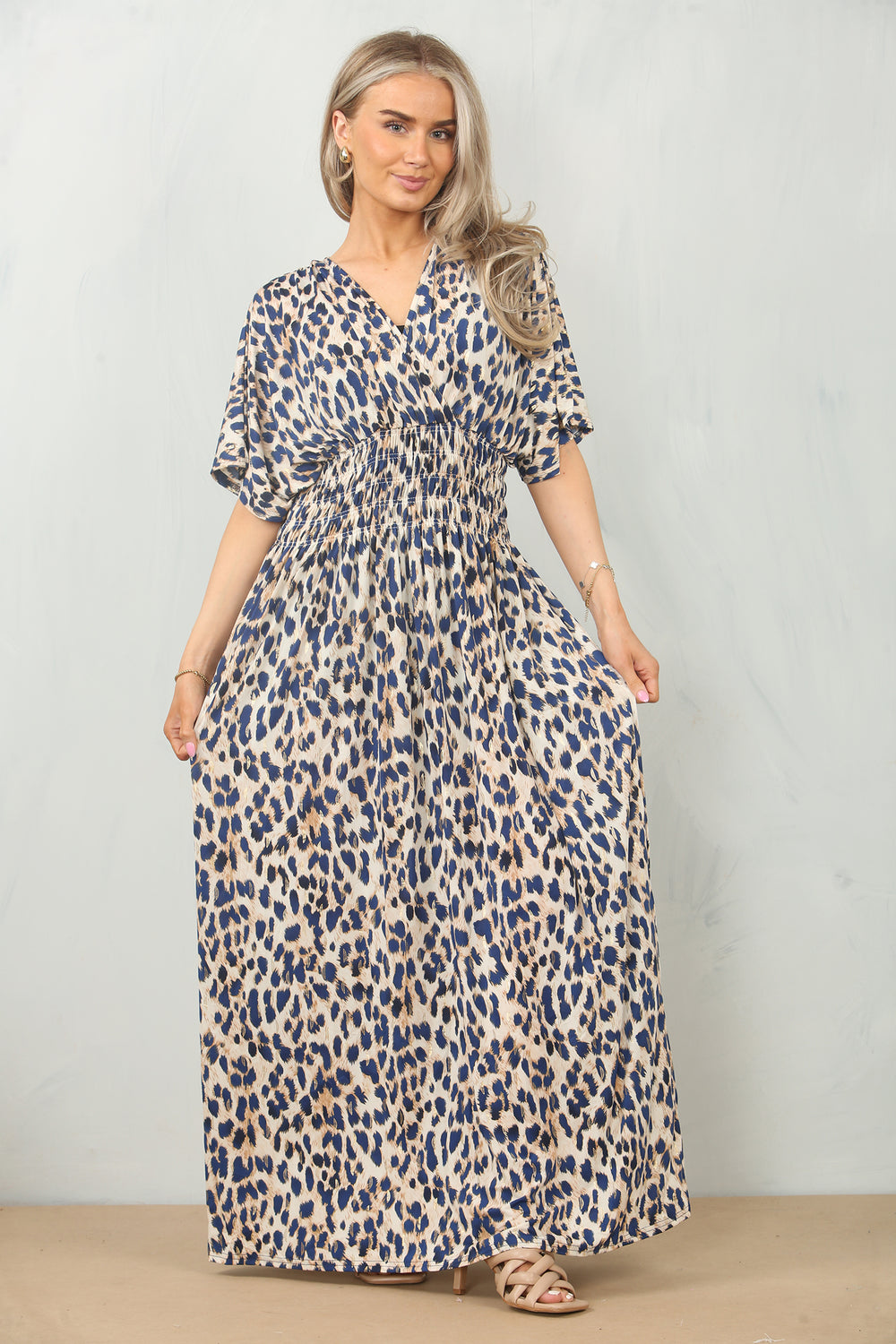 CAP SLEEVE GATHERED MAXI (MIXED COLOUR PACK) (15095641899392) (15098087539072) (15110673531264)