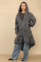 ELLA PEPPLUM DETAIL RAIN COAT (8785561714936) (15237488411008)