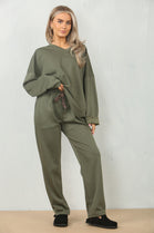 V-NECK PLAIN LOUNGEWEAR (15095660413312)
