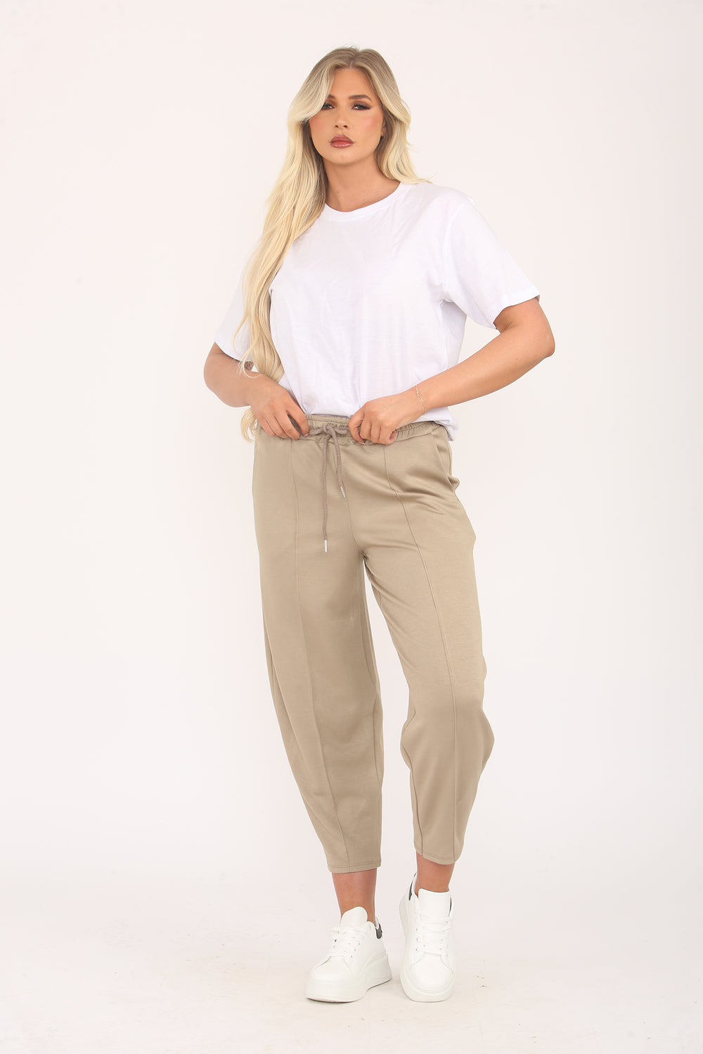 PLUS SIZE CARROT SEAM JOGGERS (15356986327424)