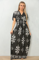 GATHERED V-NECK MAXI (MIXED COLOUR PACK) (15139795075456)