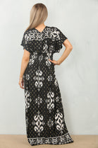 GATHERED V-NECK MAXI (MIXED COLOUR PACK) (15139795075456)