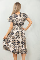 FLORAL BUTTON DETAIL DRESS(MIXED COLOUR PACK) (15146653155712) (15159994745216)