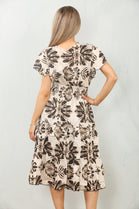FLORAL BUTTON DETAIL DRESS(MIXED COLOUR PACK) (15146653155712) (15159994745216)