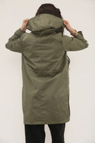 PULL STRING SIDE BUTTON DETAIL RAIN JACKET (15313786601856) (15340901564800)