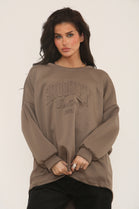 BROOKLYN SLOGAN 3D SWEAT TOP (15313548870016)