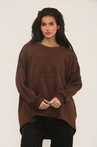 BROOKLYN SLOGAN 3D SWEAT TOP (15313576788352)