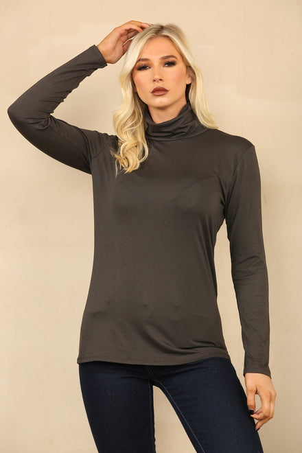 BASIC HIGH NECK LONG SLEEVE TOP (8785556275448)