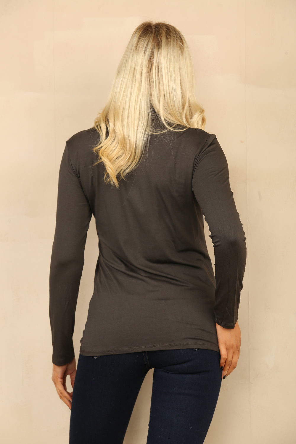 BASIC HIGH NECK LONG SLEEVE TOP (8785556275448)