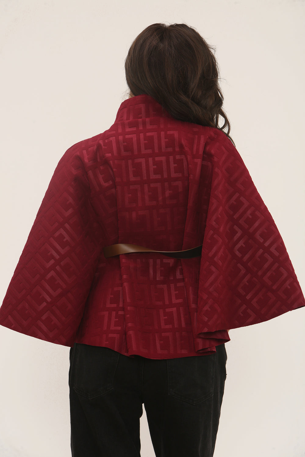 LOGO BELTED CAPE (15313706516864)