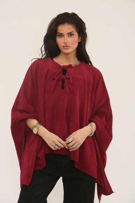 BOW TEXTURED SOFT FEEL TOP (15318567715200)