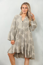 FLORAL EMDROIDERED SMOCK DRESS (15148448776576)