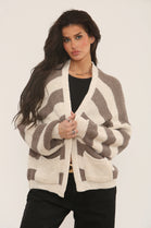 STRIPE KNIT CARDIGAN (15313723621760)