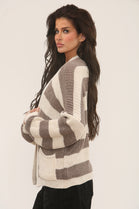 STRIPE KNIT CARDIGAN (15313723621760)