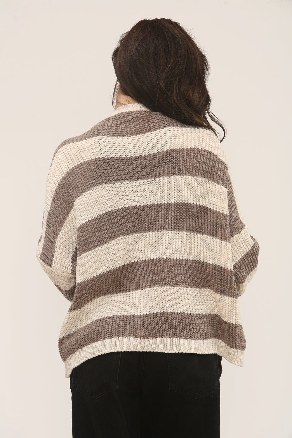 STRIPE KNIT CARDIGAN (15313723621760)