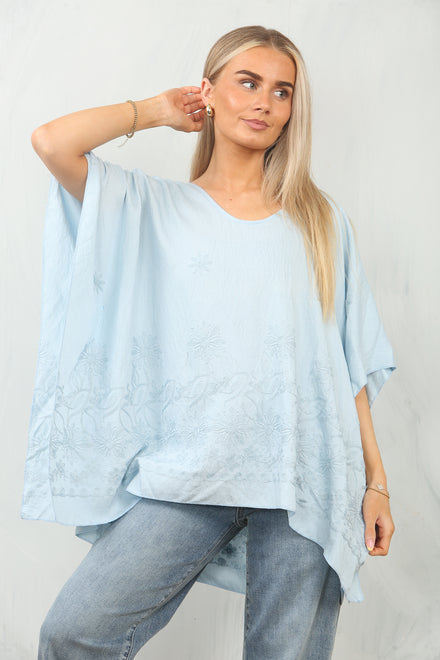 PRINTED EMBROIDERED KAFTAN (15143074857344)