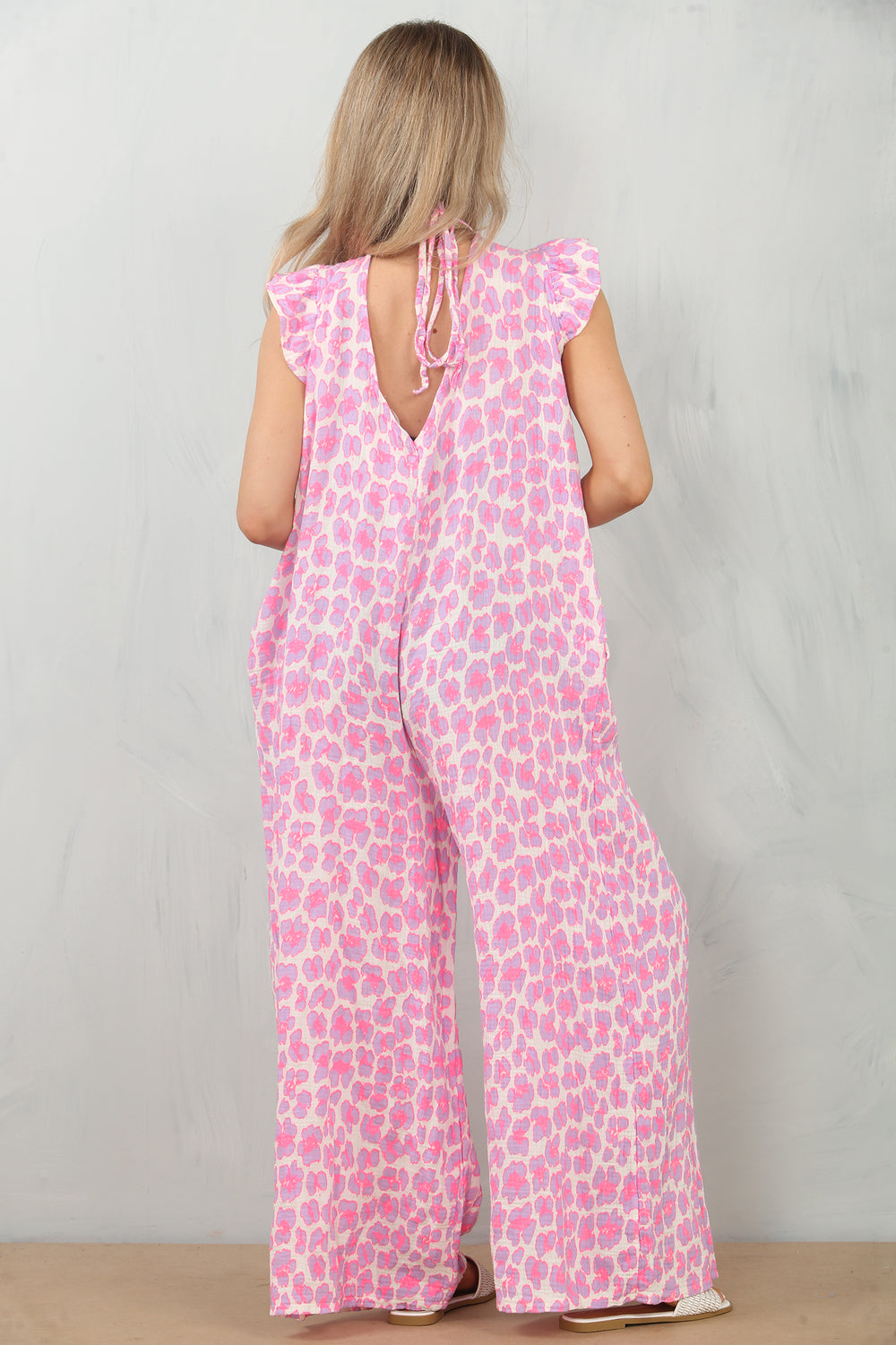 LEOPARD CHEESE CLOTH JUMPSUIT (15148478431616)