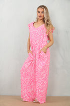 LEOPARD CHEESE CLOTH JUMPSUIT (15148478660992)