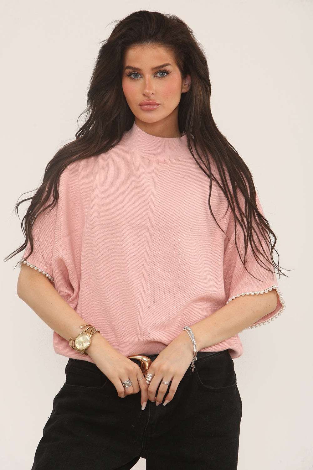 PEARL TRIM KNIT JUMPER (15313775821184)