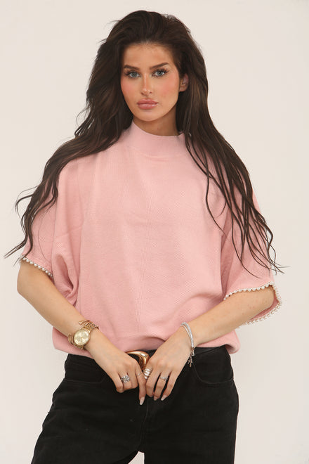PEARL TRIM KNIT JUMPER (15313775821184)