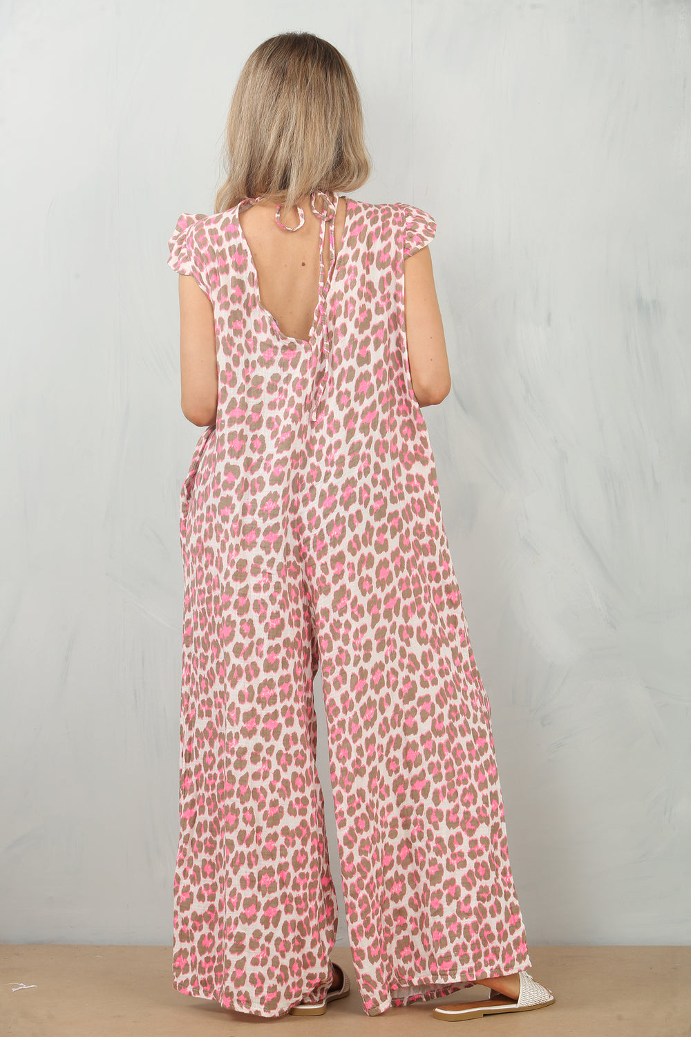 LEOPARD CHEESE CLOTH JUMPSUIT (15148480627072)