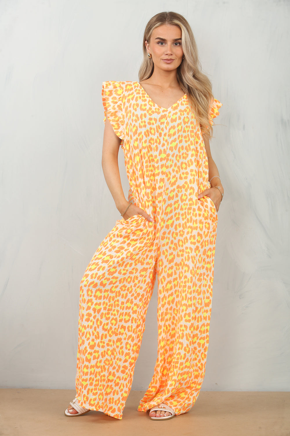 LEOPARD CHEESE CLOTH JUMPSUIT (15148481970560)