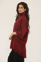 HALF ZIP OVERSIZED JUMPER (15313756062080)
