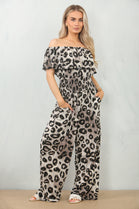 LEOPARD GATHERED JUMPSUIT(MIXED COLOUR PACK) (15148452053376)