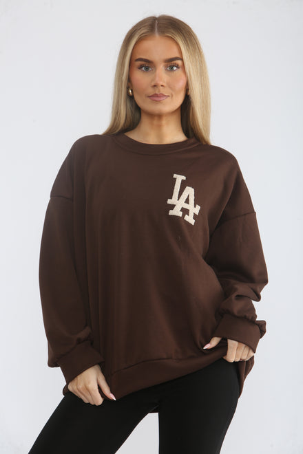 LA SLOGAN SWEAT SHIRT
