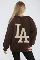 LA SLOGAN SWEAT SHIRT