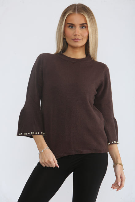 PEARL SLEEVE JUMPER